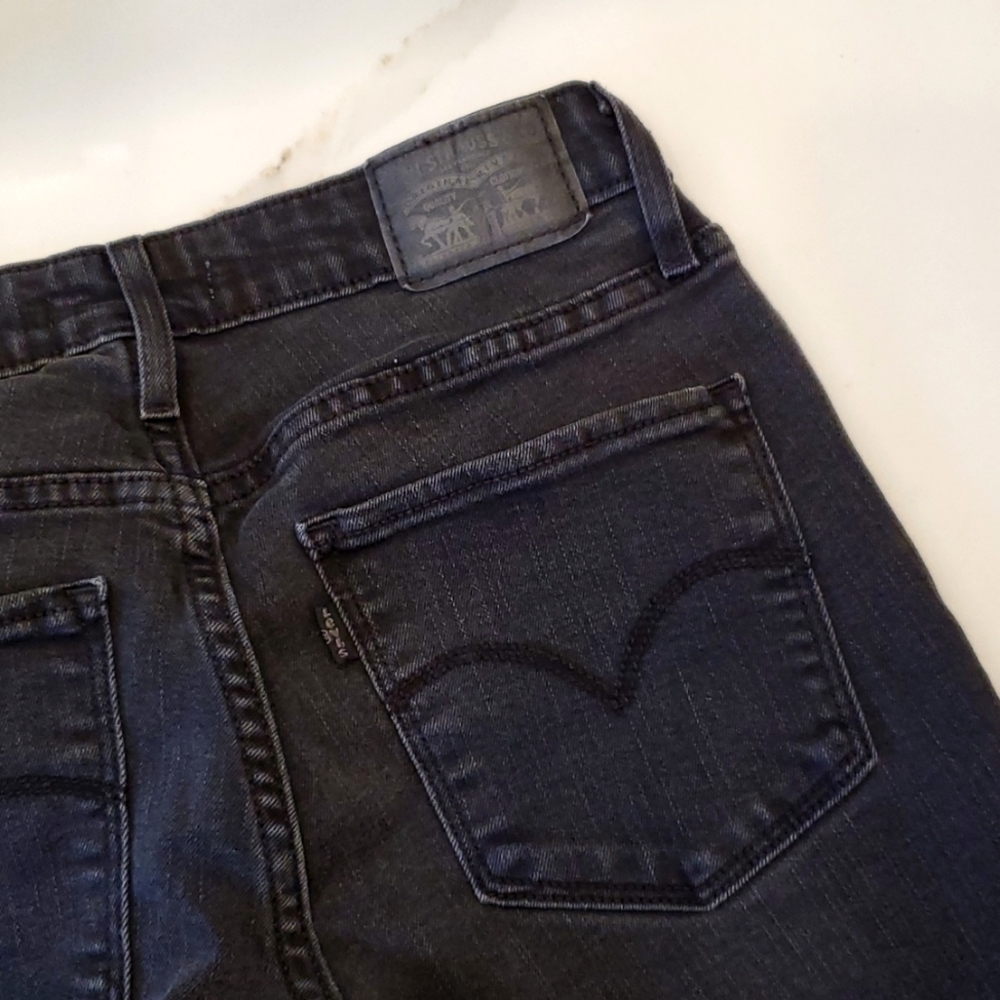 LEVI'S 721 High Rise Skinny black jeans